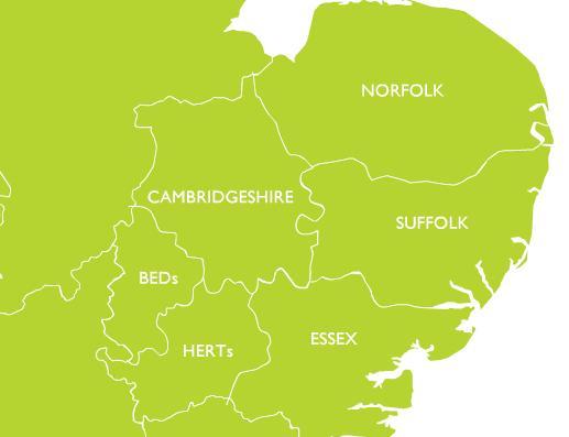 east of england
